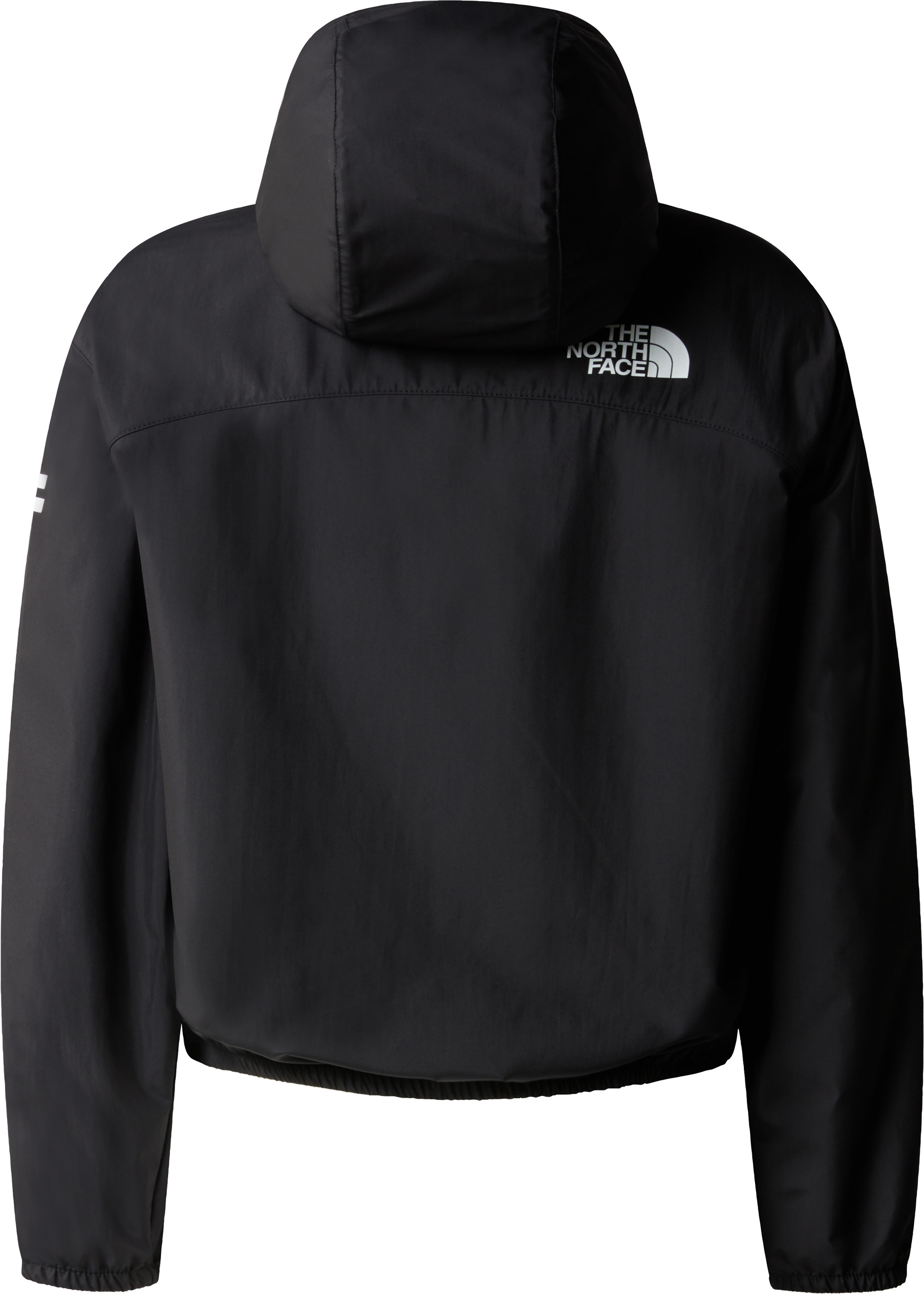 The North Face Girls' Never Stop Hooded WindWall Jacket TNF Black 